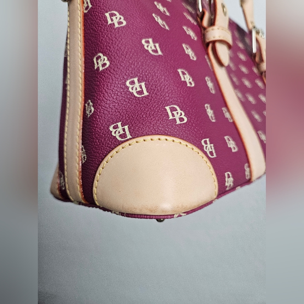 Dooney & Bourke Maroon Shoulder/Hand Bag - Picture 7 of 14